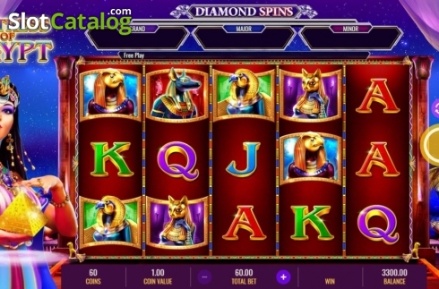 Οθόνη3. Mistress of Egypt Diamond Spins Κουλοχέρης 