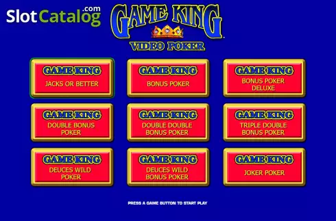 Οθόνη2. Game King Video Poker Κουλοχέρης