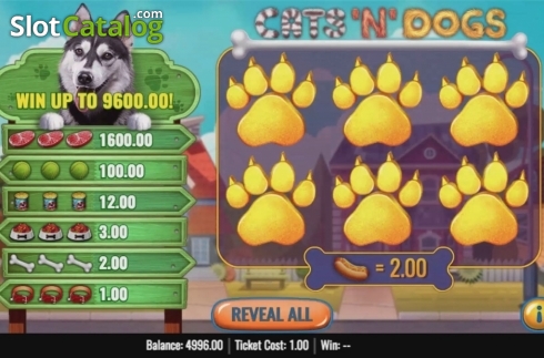 Οθόνη3. Cats 'N' Dogs Κουλοχέρης 