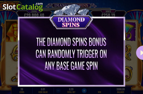Οθόνη2. Cleopatra Diamond Spins Κουλοχέρης