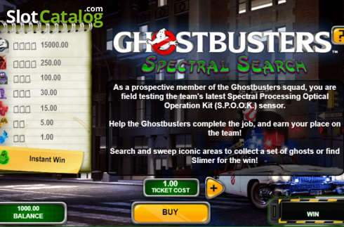 Οθόνη2. Ghostbusters Spectral Search Κουλοχέρης
