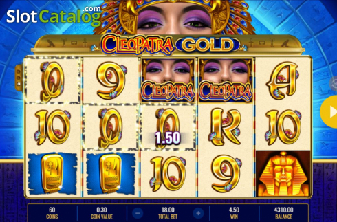 Οθόνη3. Cleopatra Gold Κουλοχέρης 