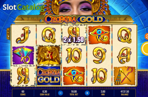 Οθόνη4. Cleopatra Gold Κουλοχέρης 