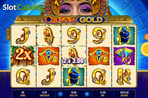 Οθόνη5. Cleopatra Gold Κουλοχέρης 