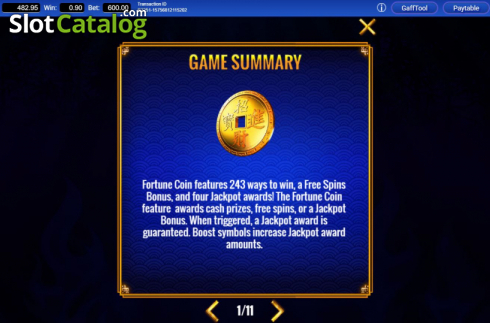 Οθόνη8. Fortune Coin Κουλοχέρης