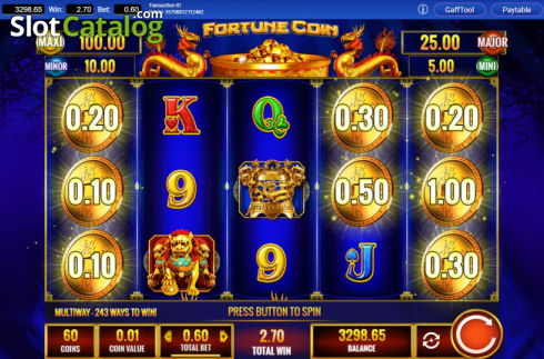 Οθόνη5. Fortune Coin Κουλοχέρης