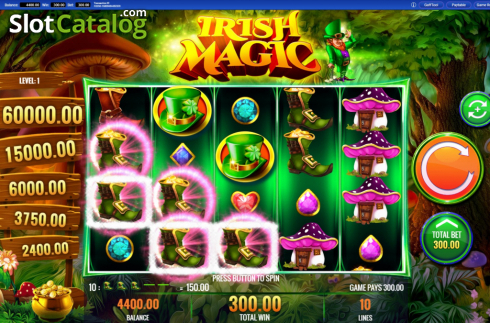 Οθόνη3. Irish Magic Κουλοχέρης