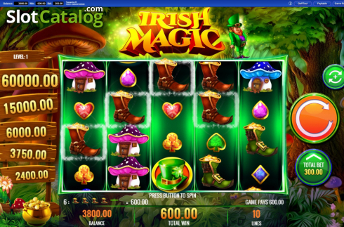 Οθόνη5. Irish Magic Κουλοχέρης