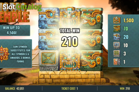 Οθόνη4. Tic Tac Temple Κουλοχέρης