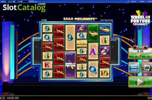 Οθόνη2. Wheel of Fortune Megaways Κουλοχέρης