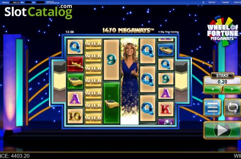 Οθόνη3. Wheel of Fortune Megaways Κουλοχέρης