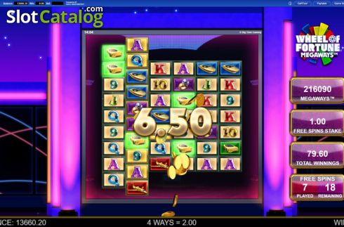 Οθόνη9. Wheel of Fortune Megaways Κουλοχέρης