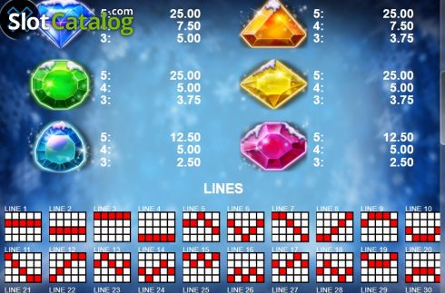 Οθόνη7. Ice Rubies Κουλοχέρης