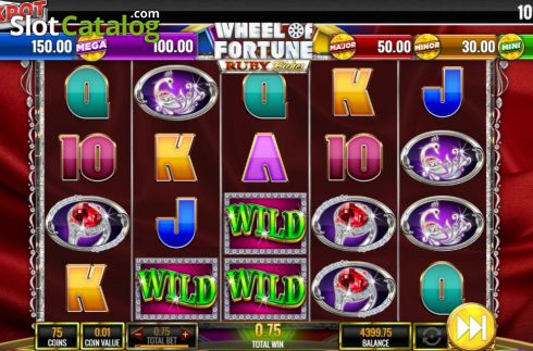 Οθόνη4. Wheel of Fortune Ruby Riches Κουλοχέρης