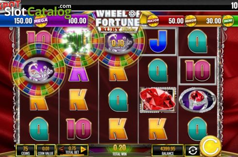 Οθόνη5. Wheel of Fortune Ruby Riches Κουλοχέρης