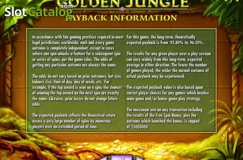 Οθόνη8. Golden Jungle Κουλοχέρης