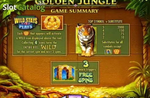 Οθόνη3. Golden Jungle Κουλοχέρης