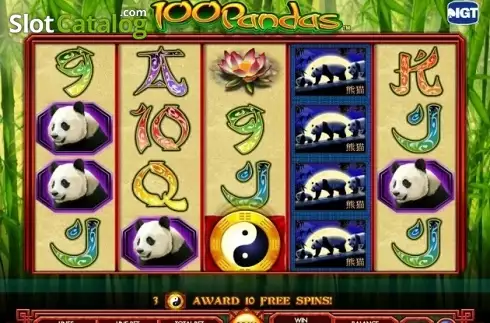 Ράμπα οθόνη. 100 Pandas Κουλοχέρης