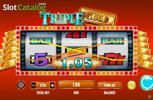 Οθόνη3. Triple Gold Κουλοχέρης