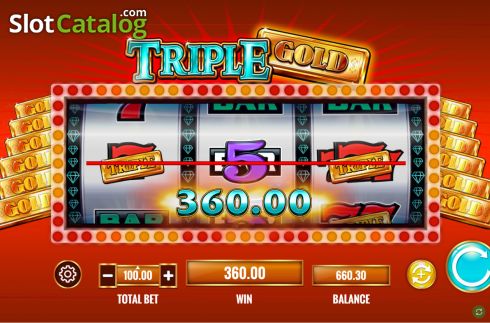 Οθόνη4. Triple Gold Κουλοχέρης
