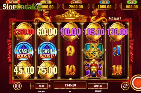 Οθόνη7. Fortune Coin Boost Κουλοχέρης