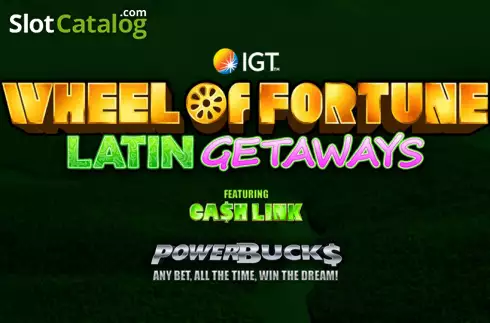 PowerBucks Wheel of Fortune Latin Getaways Λογότυπο PowerBucks Wheel of Fortune Latin Getaways Λογότυπο