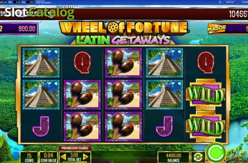 Οθόνη2. PowerBucks Wheel of Fortune Latin Getaways Κουλοχέρης