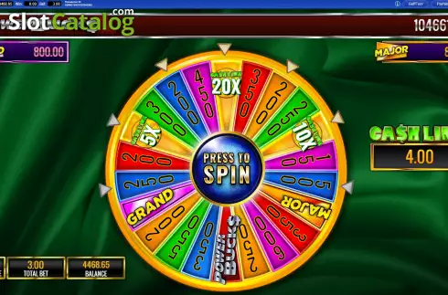 Οθόνη8. PowerBucks Wheel of Fortune Latin Getaways Κουλοχέρης