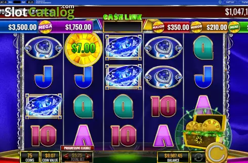 Οθόνη3. PowerBucks Wheel of Fortune Shimmering Sapphires Κουλοχέρης
