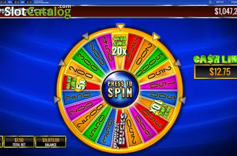 Οθόνη9. PowerBucks Wheel of Fortune Shimmering Sapphires Κουλοχέρης