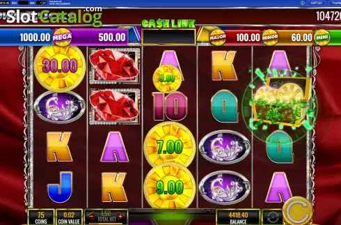 Οθόνη3. PowerBucks Wheel of Fortune Ruby Riches Κουλοχέρης