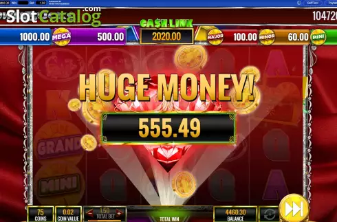 Οθόνη6. PowerBucks Wheel of Fortune Ruby Riches Κουλοχέρης