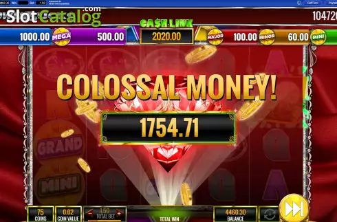 Οθόνη7. PowerBucks Wheel of Fortune Ruby Riches Κουλοχέρης