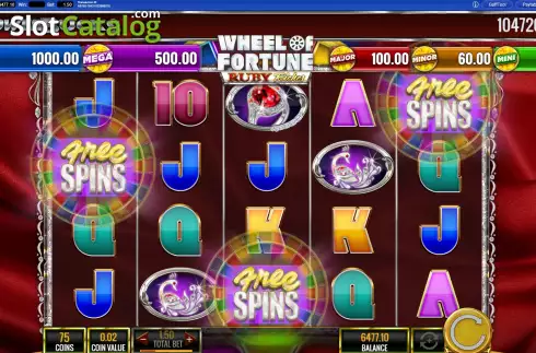 Οθόνη8. PowerBucks Wheel of Fortune Ruby Riches Κουλοχέρης