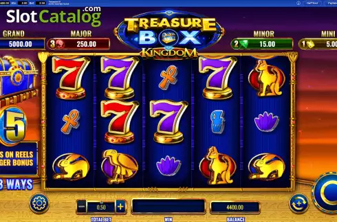 Οθόνη3. Treasure Box Kingdom Κουλοχέρης 