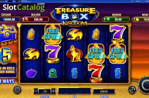 Οθόνη5. Treasure Box Kingdom Κουλοχέρης 