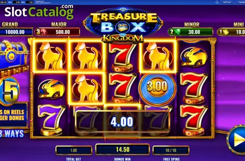 Οθόνη8. Treasure Box Kingdom Κουλοχέρης 