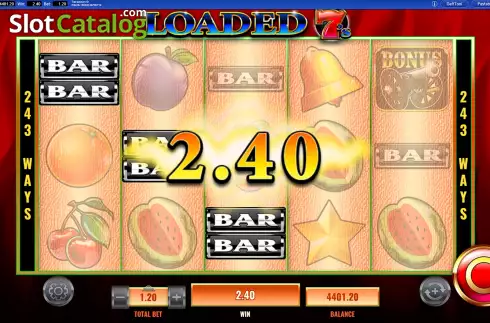 Οθόνη4. Loaded 7's Κουλοχέρης