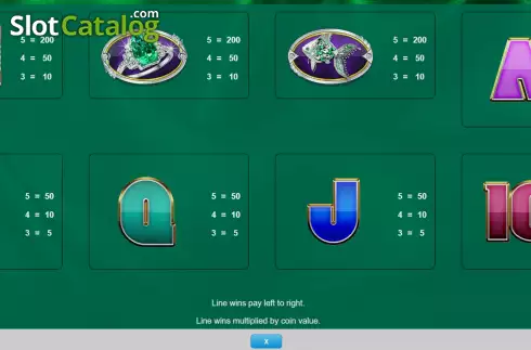 Οθόνη5. Wheel of Fortune Elegant Emeralds Κουλοχέρης