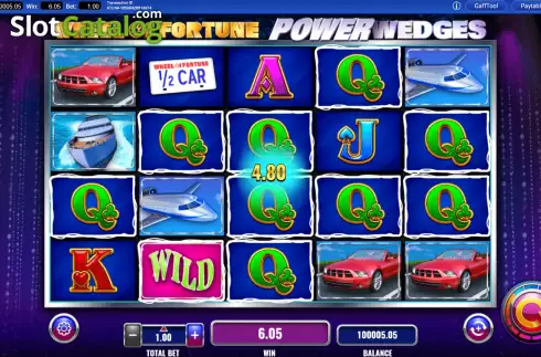 Οθόνη3. Wheel of Fortune Power Wedges Κουλοχέρης