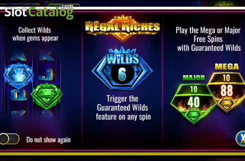 Οθόνη2. Regal Riches (IGT) Κουλοχέρης 