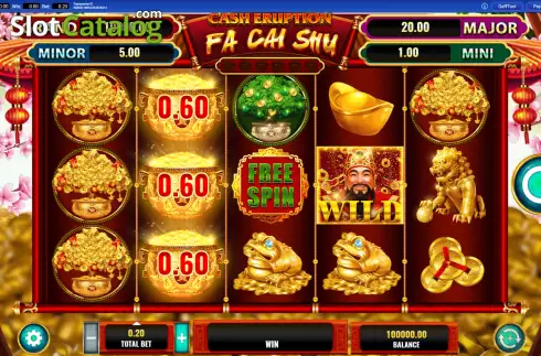 Οθόνη2. Cash Eruption Fa Cai Shu Κουλοχέρης 