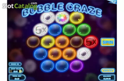 Κύριο παιχνίδι. Bubble Craze Κουλοχέρης