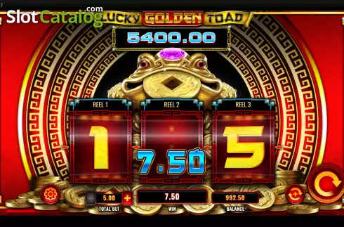 Οθόνη3. Lucky Golden Toad Κουλοχέρης