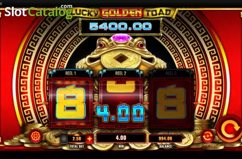 Οθόνη4. Lucky Golden Toad Κουλοχέρης