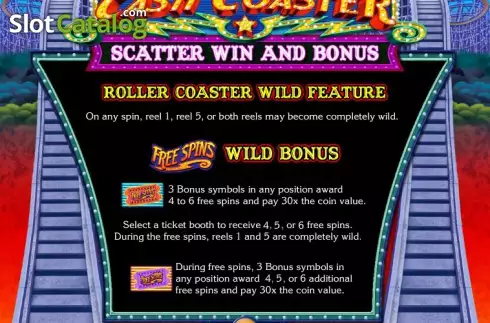 Κανόνες. Cash Coaster Κουλοχέρης