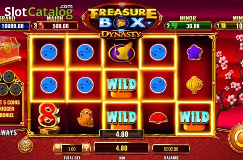 Οθόνη3. Treasure Box Dynasty Κουλοχέρης