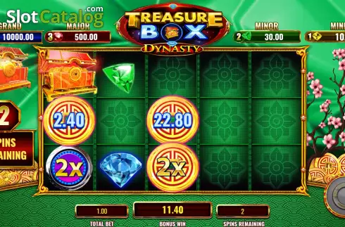 Οθόνη8. Treasure Box Dynasty Κουλοχέρης