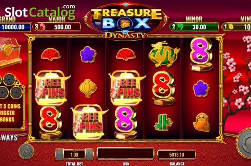 Οθόνη5. Treasure Box Dynasty Κουλοχέρης