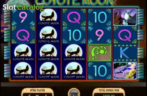 Ελεύθερη περιστροφή. Coyote Moon Κουλοχέρης